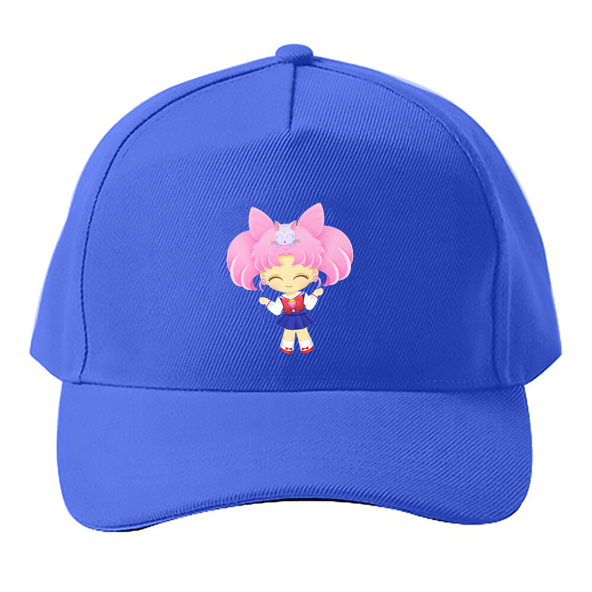 （画像用） 美少女戦士セーラームーン ちびうさ Sailor Moon Chibiusa Tsukino Usagi Small Lady Serenity ベースボールキャップ 綿100％ 男女兼用 帽子 スポーツ